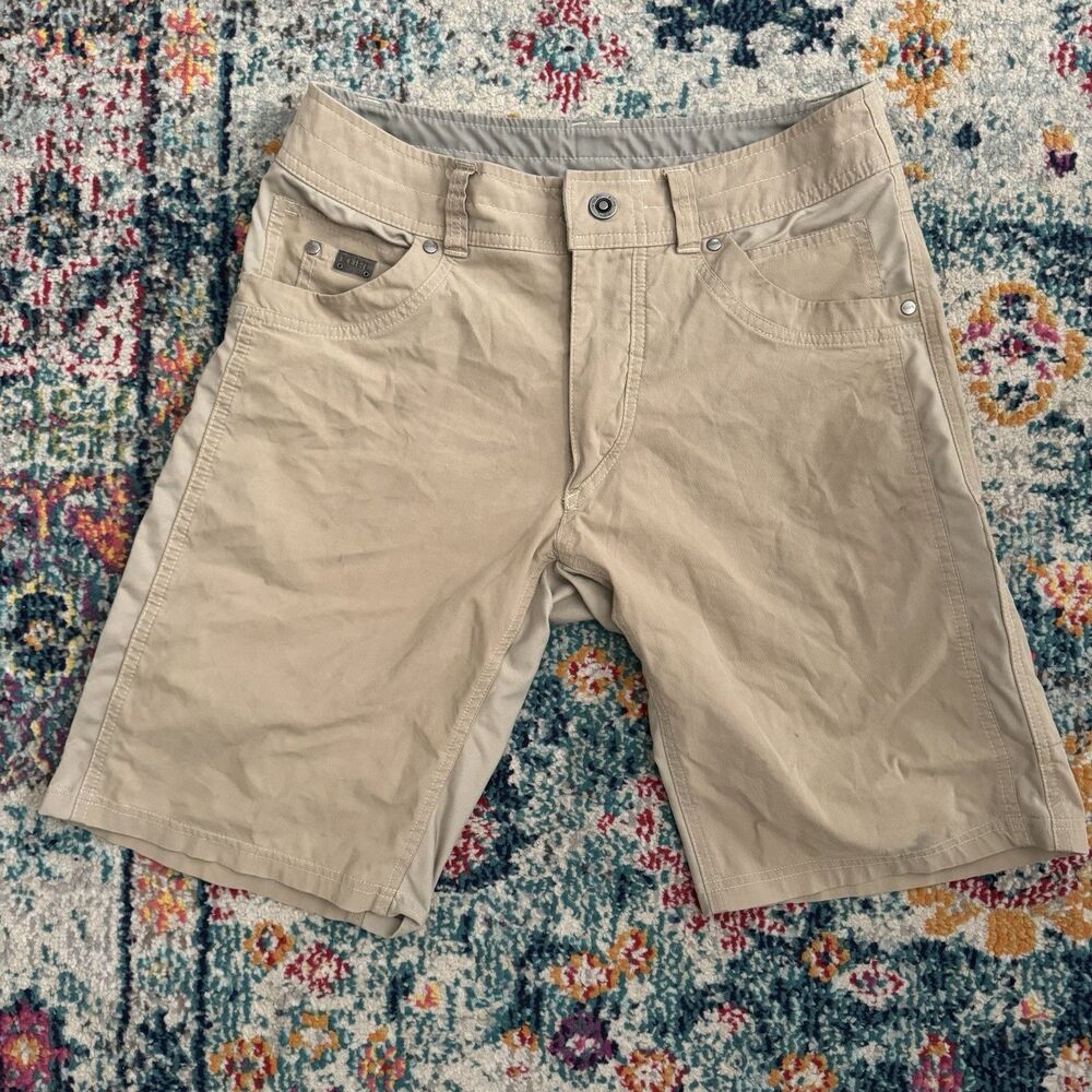 Kuhl Radikl Khaki Shorts Men's 30x10 Hiking Outdoor Casual